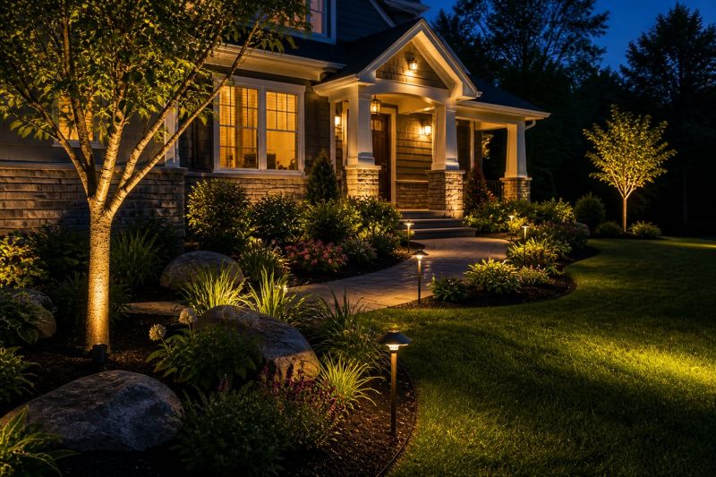 Terrace Lighting Installation in Heber City, UT
